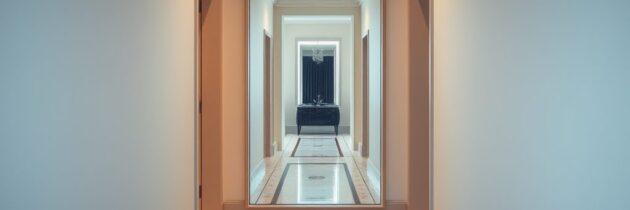 Lustro na końcu korytarza – kiedy optycznie powiększa przestrzeń, a kiedy może powodować dyskomfort