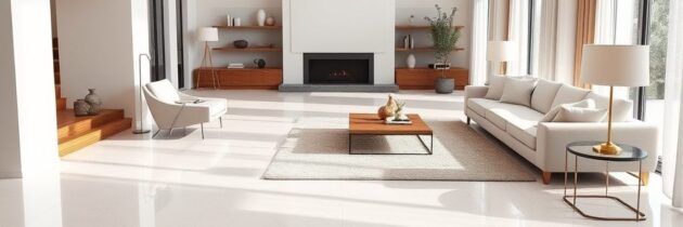 Jednolita podłoga w małym mieszkaniu: jak dzięki niej optycznie powiększyć przestrzeń i ułatwić sprzątanie