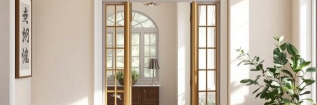 Lustro naprzeciw drzwi wejściowych – kiedy warto je zawiesić, a kiedy lepiej unikać tego układu zgodnie z feng shui i praktyką aranżacji wnętrz