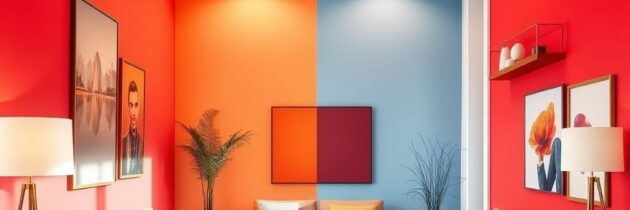 Kolory chłodne i ciepłe w aranżacji wnętrz: jak optycznie zmieniają przestrzeń i nastrój pomieszczeń