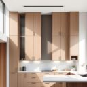 Wysokie meble do sufitu w kuchni: jak uniknąć efektu przytłoczenia i zachować przestronność wnętrza