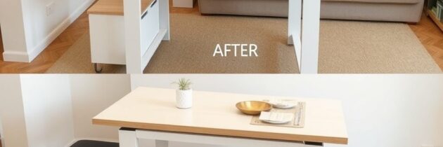 Stół rozkładany do małego mieszkania: jak wybrać funkcjonalny mebel oszczędzający miejsce i czas